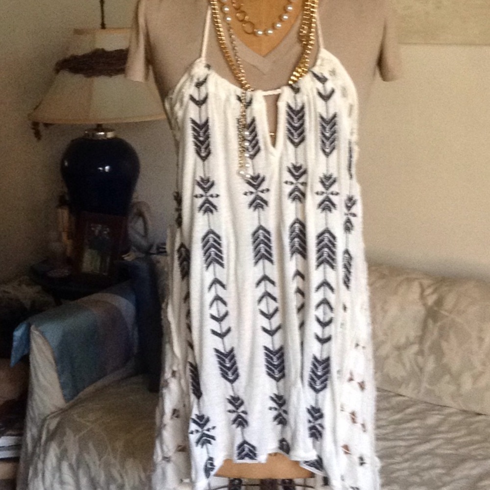 Free people bohemian open back  top